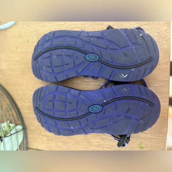 Chaco Women’s ZX2 Classic Sport Sandal - Purple/Blue/Black - Size 9 - Picture 4 of 5
